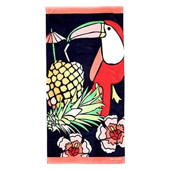 VERA BRADLEY SUMMER BEACH VACATION SET - BEACH SLIDES; BEACH TOWEL AND BLANKET - Picture 2 of 2